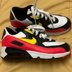 Nike Unisex Kids Air Max 90 Ltr Running Shoes 833414-120 Lace up 13.5C